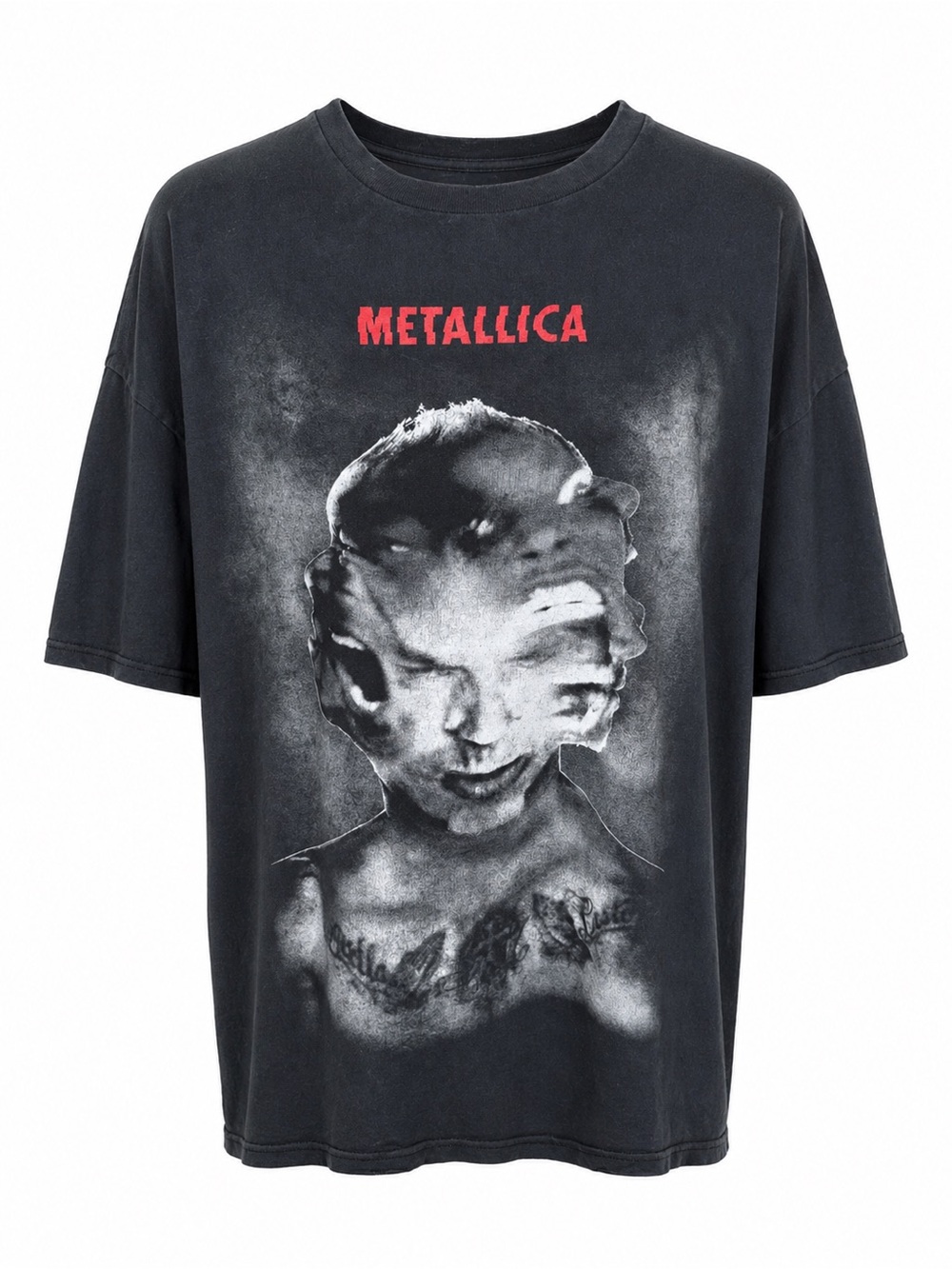 Metallica Hardwired Tee Rock Band Shirt Grunge Y2K Distressed Vibes-XXL